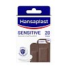 HANSAPLAST Sensitive Pflasterstrips hautton dark - 20Stk - Hansaplast