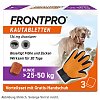 FRONTPRO Kautablette gegen Zecken und Flöhe für Hunde (>25-50kg)