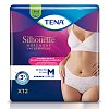 TENA SILHOUETTE Plus M white Inkontinenz Pants - 12Stk