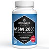 MSM 2000+Vitamin C Acerola Extrakt Tabletten - 365Stk - Mikronährstoffe