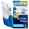 CLEARBLUE Schwangerschaftstest Multicheck 4+1 Urin - 5Stk