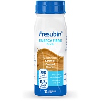 FRESUBIN ENERGY Fibre DRINK Karamell Trinkflasche - 4X200ml - Trinknahrung & Sondennahrung