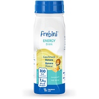 FREBINI Energy Drink Banane Trinkflasche - 4X200ml - Babynahrung