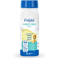 FREBINI Energy Fibre Drink Vanille Trinkflasche - 4X200ml - Babynahrung