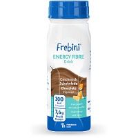 FREBINI Energy Fibre Drink Schokolade Trinkfl. - 4X200ml - Babynahrung