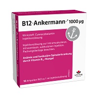 B12 ANKERMANN 1000 µg Injektionslösung Amp. - 10X1ml