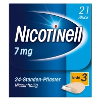 NICOTINELL 7 mg/24-Stunden-Pflaster 17,5mg - 21Stk - Raucherentwöhnung
