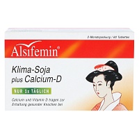 ALSIFEMIN Klima-Soja plus Calcium D3 Tabletten - 60Stk - Für Frauen & Männer