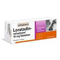 LORATADIN-ratiopharm 10 mg Tabletten - 50Stk - Allergien