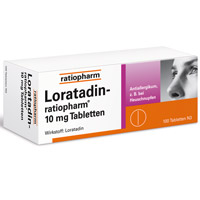 LORATADIN-ratiopharm 10 mg Tabletten - 100Stk - Allergien