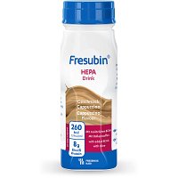 FRESUBIN HEPA DRINK Cappuccino Trinkflasche - 4X200ml - Leber & Galle