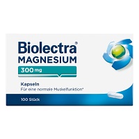 BIOLECTRA Magnesium 300 mg Kapseln - 100Stk - Wadenkrämpfe