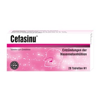 CEFASINU Tabletten - 20Stk - Nasennebenhöhlen