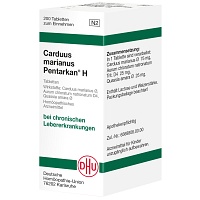 CARDUUS MARIANUS PENTARKAN H Tabletten - 200Stk