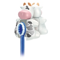 MIRADENT Zahnbürstenhalter Funny Kuh - 1Stk - Pflegeprodukte für Kinder