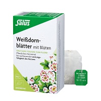 WEISSDORNBLÄTTER m.Blüten Arzneitee Bio Salus Fbtl - 15Stk