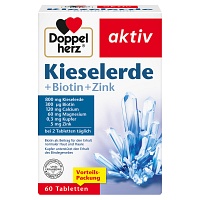 DOPPELHERZ Kieselerde+Biotin+Zink Tabletten - 60Stk - Haut, Haare & Nägel