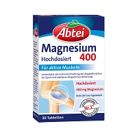 ABTEI Magnesium 400 Tabletten - 30Stk - Für Sportler