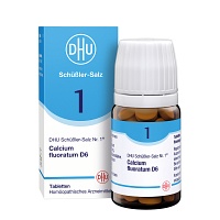 BIOCHEMIE DHU 1 Calcium fluoratum D 6 Tabletten - 80Stk - DHU Nr. 1 & 2