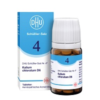 BIOCHEMIE DHU 4 Kalium chloratum D 6 Tabletten - 80Stk - DHU Nr. 3 & 4