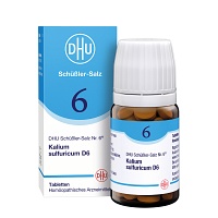 BIOCHEMIE DHU 6 Kalium sulfuricum D 6 Tabletten - 80Stk - DHU Nr. 5 & 6