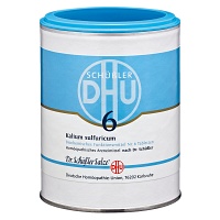 BIOCHEMIE DHU 6 Kalium sulfuricum D 6 Tabletten - 1000Stk - DHU Nr. 5 & 6
