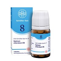 BIOCHEMIE DHU 8 Natrium chloratum D 6 Tabletten - 80Stk - DHU Nr. 7 & 8