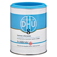 BIOCHEMIE DHU 8 Natrium chloratum D 6 Tabletten - 1000Stk - DHU Nr. 7 & 8