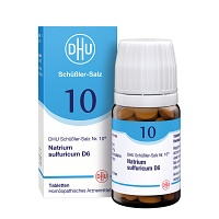 BIOCHEMIE DHU 10 Natrium sulfuricum D 6 Tabletten - 80Stk - DHU Nr. 9 & 10