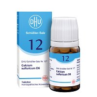 BIOCHEMIE DHU 12 Calcium sulfuricum D 6 Tabletten - 80Stk - DHU Nr. 11 & 12