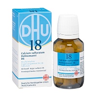 BIOCHEMIE DHU 18 Calcium sulfuratum D 6 Tabletten - 80Stk - DHU Nr. 13 - 18