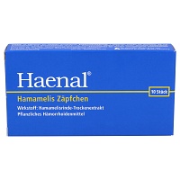 HAENAL Hamamelis Zäpfchen - 10Stk - Hämorrhoiden