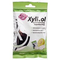 MIRADENT Xylitol Drops zuckerfrei Melon - 60g - Zahnpflegebonbon/-kaugummi/-lutschtabletten