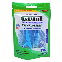 GUM Easy-Flossers Zahnseide inkl.Halter - 30Stk