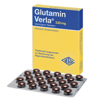 GLUTAMIN VERLA überzogene Tabletten - 250Stk - Stärkung für das Gedächtnis