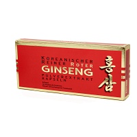 KOREANISCHER Reiner Roter Ginseng Pulverextr.Kaps. - 90Stk