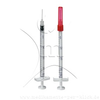 OMNICAN Insulinspr.0,5 ml U40 m.Kan.0,30x8 mm ein. - 100X1Stk