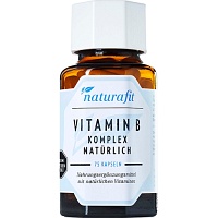 NATURAFIT Vitamin B Komplex natürlich Kapseln - 75Stk