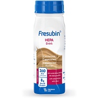 FRESUBIN HEPA DRINK Cappuccino Trinkflasche - 6X4X200ml - Leber & Galle