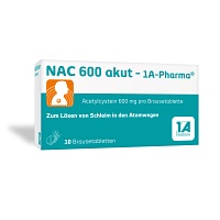 NAC 600 akut-1A Pharma Brausetabletten - 10Stk - Husten und Erkältung