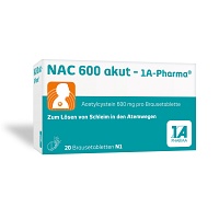 NAC 600 akut-1A Pharma Brausetabletten - 20Stk - Husten und Erkältung