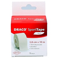DRACO TAPEVERBAND 3,8 cmx10 m weiß - 1Stk