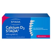 CALCIUM D3 STADA 600 mg/400 I.E. Kautabletten - 50Stk