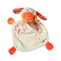 SCHMUSETUCH Hund orange - 1Stk