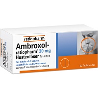 AMBROXOL-ratiopharm 30 mg Hustenlöser Tabletten - 50Stk - Erkältung - Husten