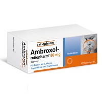 AMBROXOL-ratiopharm 60 mg Hustenlöser Tabletten - 100Stk - Erkältung - Husten