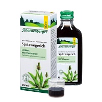SPITZWEGERICHSAFT Schoenenberger - 200ml - Pflanzliche Hustenmittel
