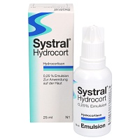 SYSTRAL Hydrocort Emulsion - 25ml - Kortisonhaltige Salben zur äußerlichen Anwendung