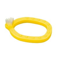 MIRADENT Kinder-Lernzahnbürst.Infant-O-Brush gelb - 1Stk - Pflegeprodukte für Kinder