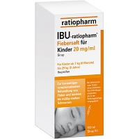 IBU-RATIOPHARM Fiebersaft für Kinder 20 mg/ml (100 ml) - medikamente
